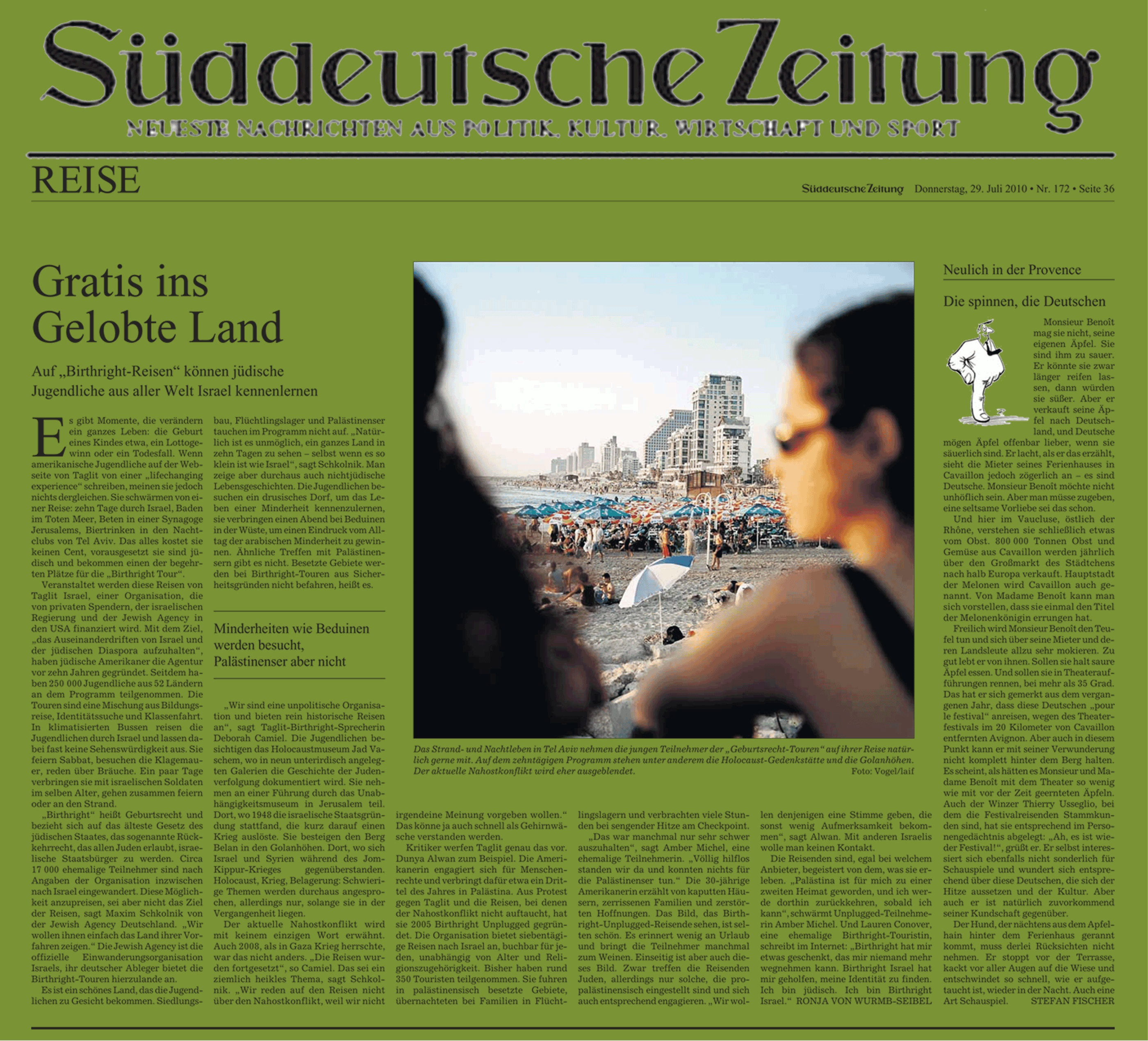 article in german, ronja