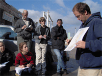 photograph of group listening to presentation